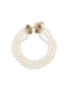 Chanel Vintage Multi Strand Faux Pearl Necklace