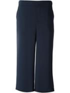 P.a.r.o.s.h. Cropped Trousers, Women's, Blue, Polyester