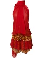 Talbot Runhof Pouty1 Dress - Red
