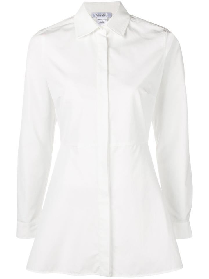 Max Mara Classic Collar Fitted Shirt - White