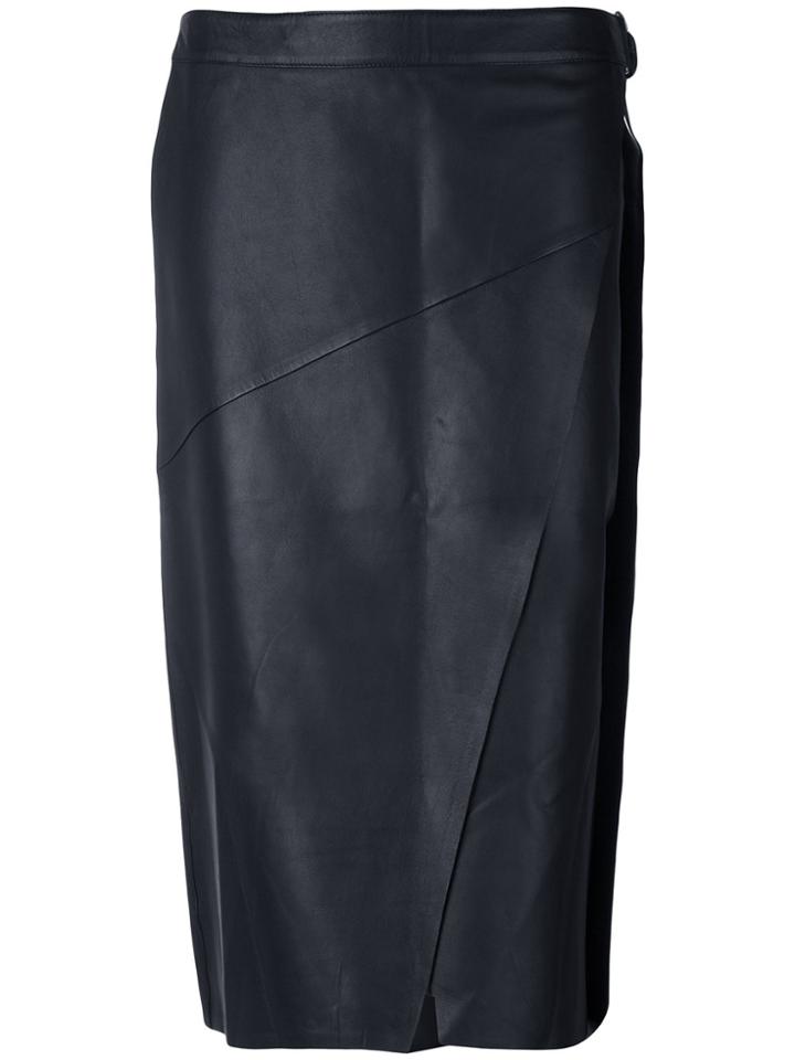 Versus Wrap Pencil Skirt - Black