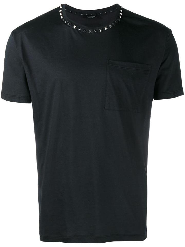 Valentino 'rockstud' T-shirt, Men's, Size: Small, Black, Cotton