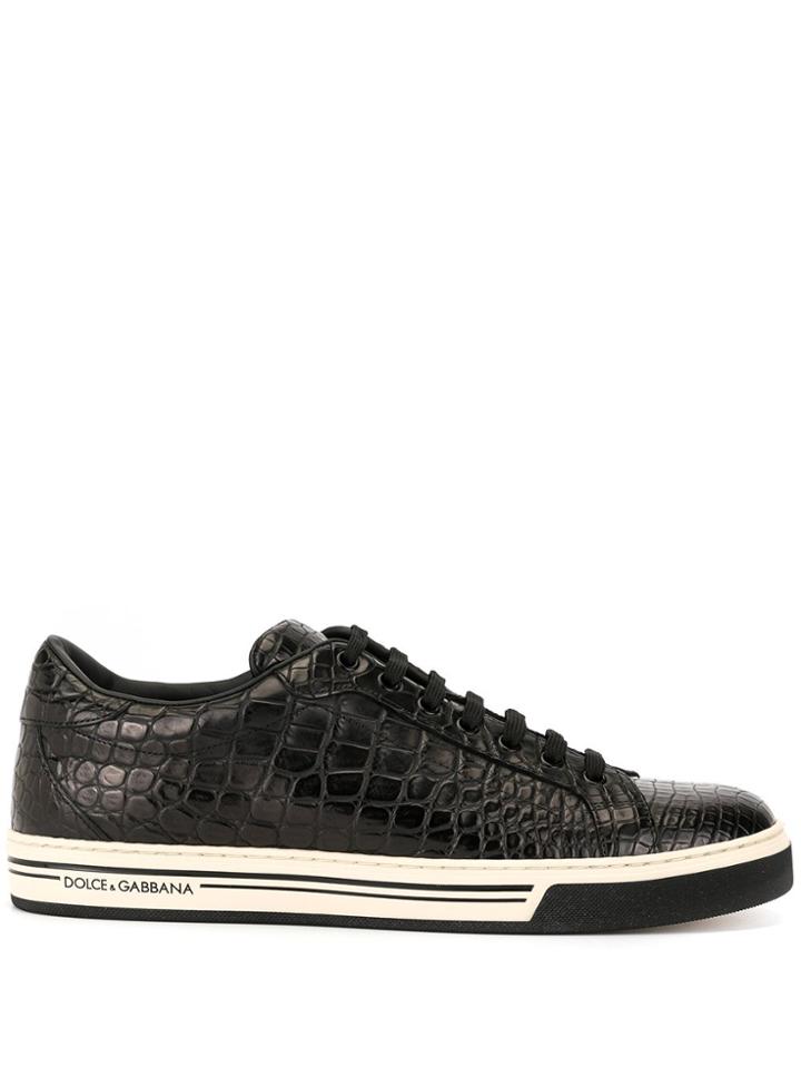 Dolce & Gabbana Rome Low-top Sneakers - Black