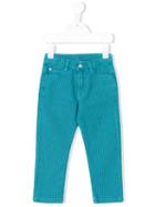 Knot - Earth Stripe Pants - Kids - Cotton/spandex/elastane - 4 Yrs, Blue