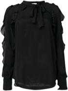 See By Chloé Ruffled Pussy Bow Blouse - Black