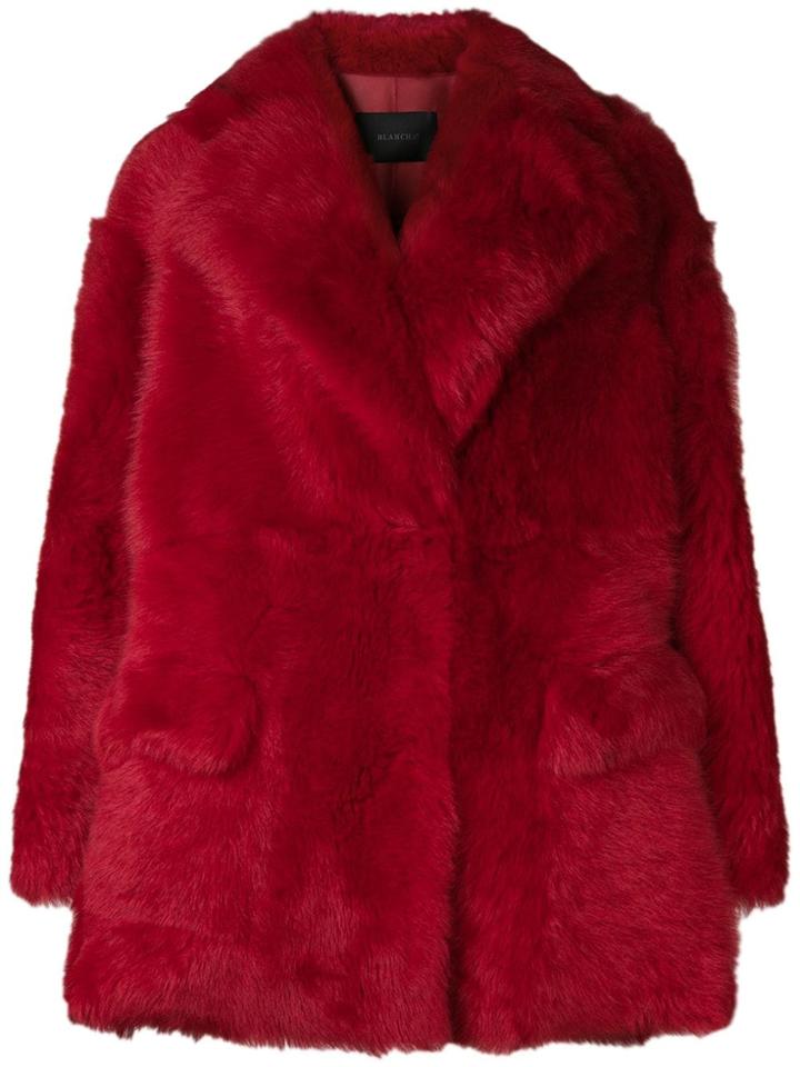 Blancha Oversized Coat - Red