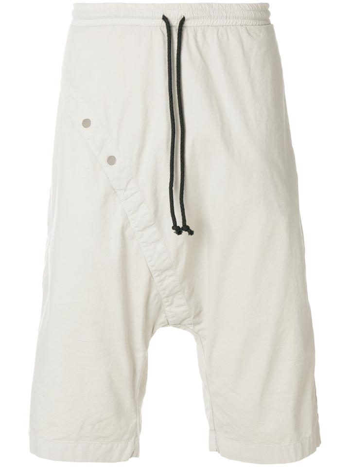 Lost & Found Rooms Buttoned Shorts - Grey