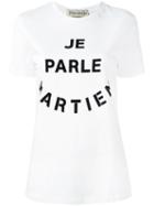 Être Cécile 'je Parle' T-shirt, Women's, Size: Medium, White, Cotton