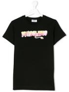 Moschino Kids Teen Logo T-shirt - Black