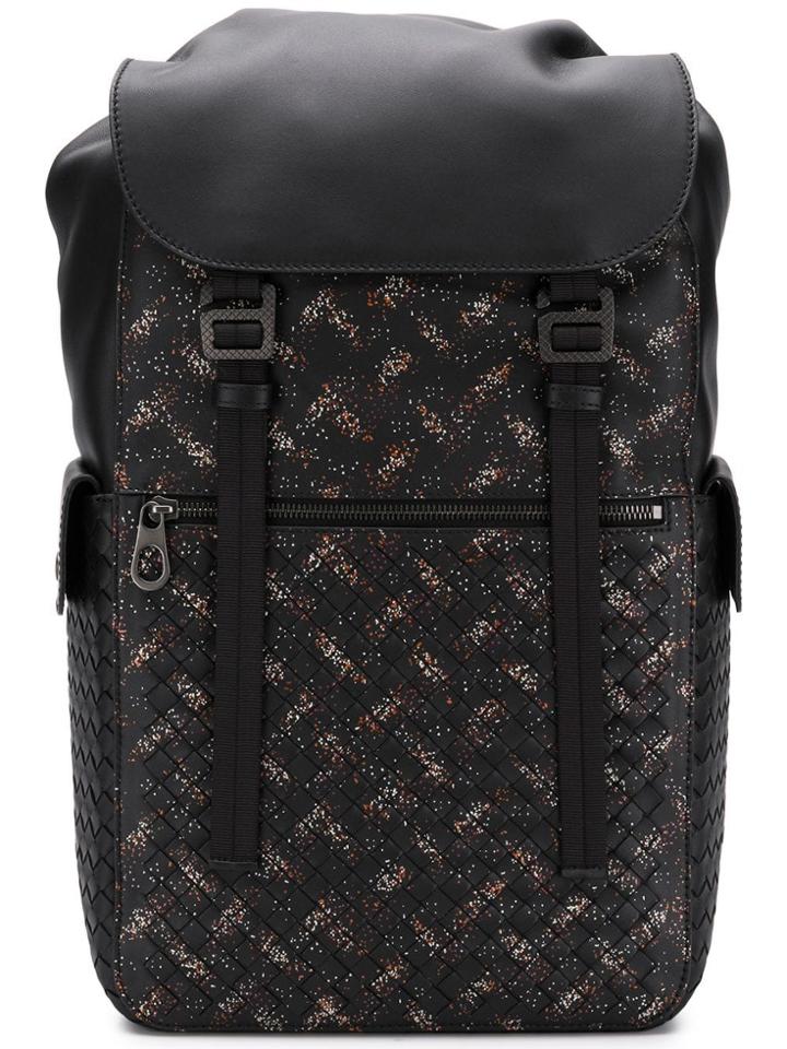 Bottega Veneta Intrecciato Rucksack - Black