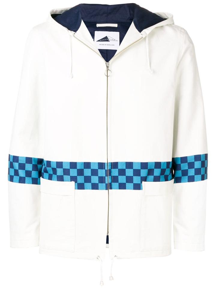 Anglozine Pause Windbreaker Jacket - White