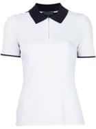 Rag & Bone 'alice' Polo, Women's, Size: Large, White, Rayon/wool