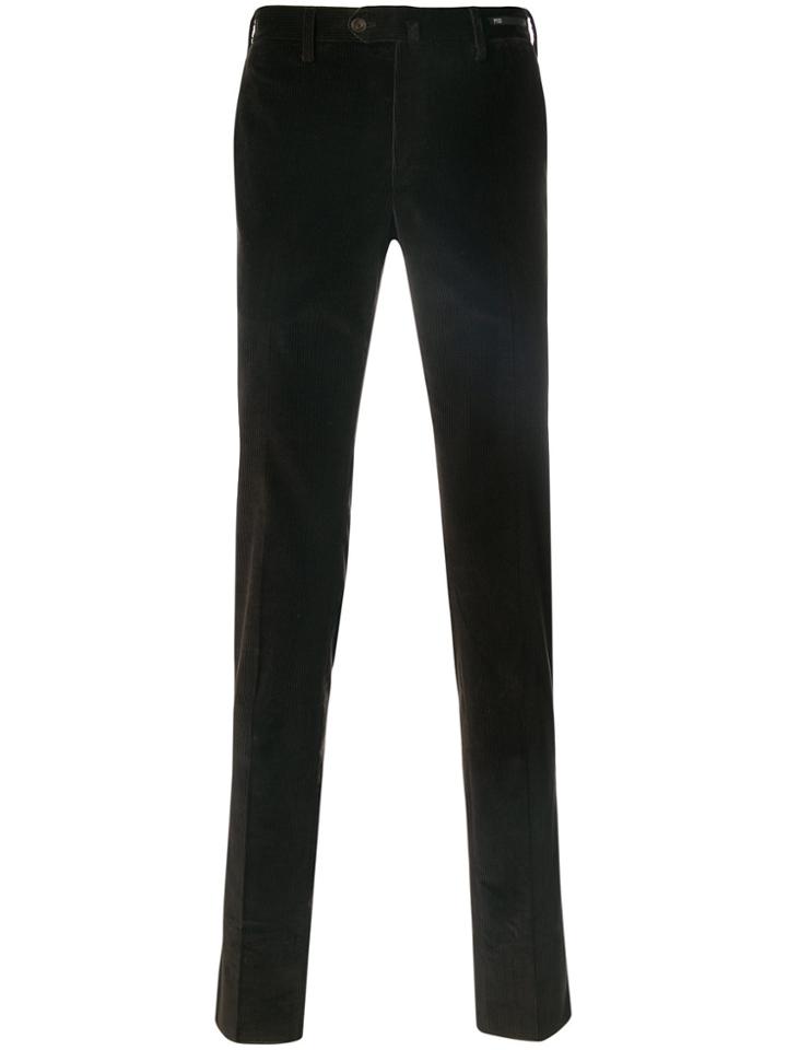Pt01 Velvet Corduroy Trousers - Brown