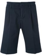 Entre Amis - Cargo Shorts - Men - Cotton/spandex/elastane - 36, Blue, Cotton/spandex/elastane