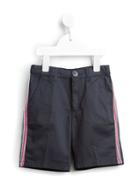 Moncler Kids Striped Panel Bermuda Shorts