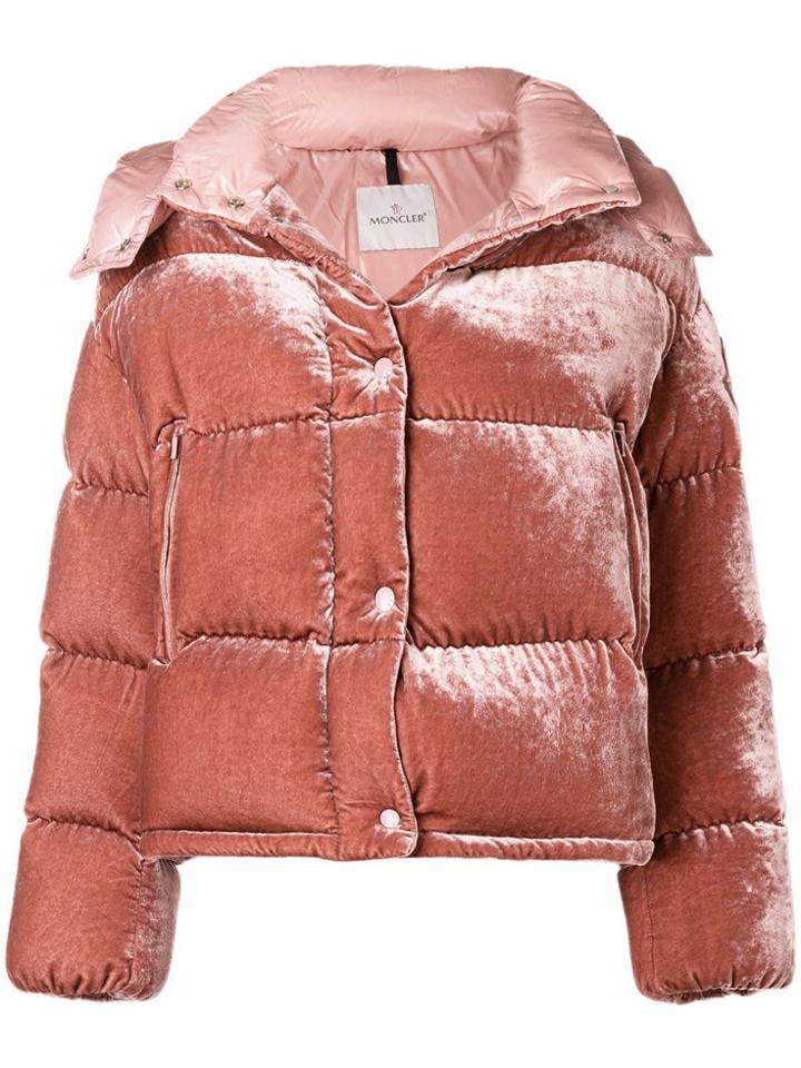 Moncler Short Padded Jacket - Pink & Purple