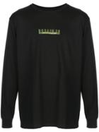 Supreme Logo Print Long-sleeved T-shirt - Black