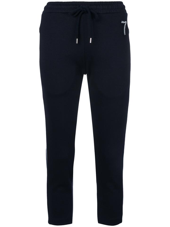 Markus Lupfer Cropped Sweatpants - Blue