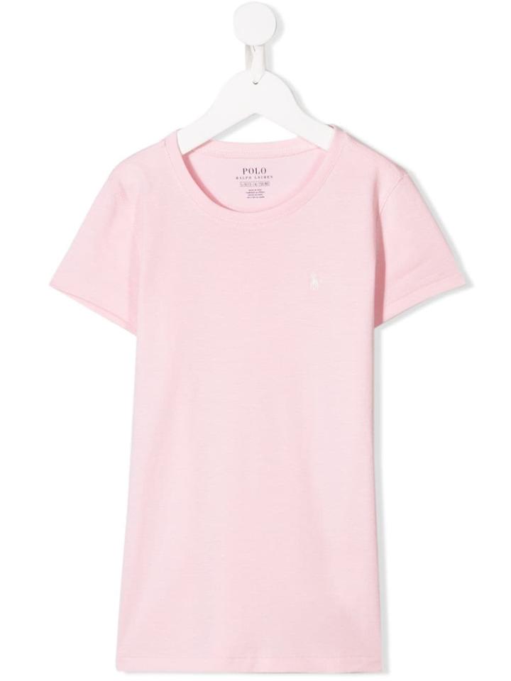 Ralph Lauren Kids Teen Longline T-shirt - Pink