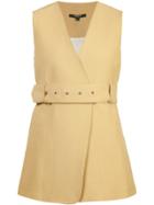 Derek Lam Sleeveless Belted Top - Nude & Neutrals