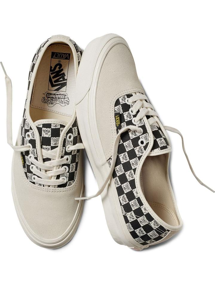 Vans X Spongebob Authentic Graphic Sneakers - Black
