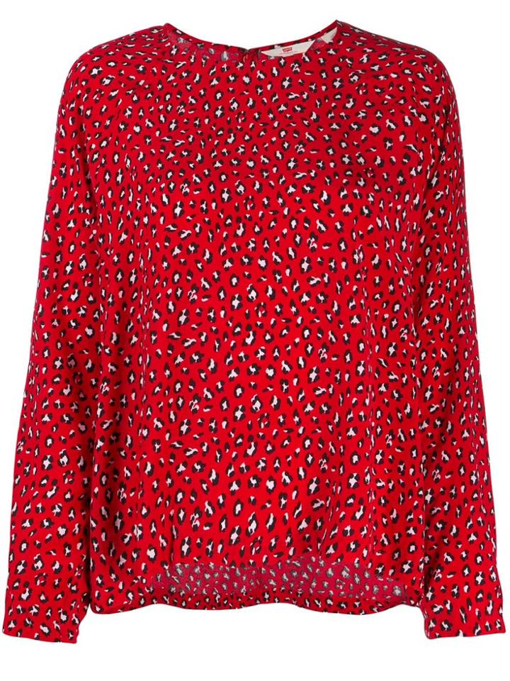 Levi's Leopard-print Top - Red