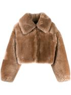 Blancha Teddy Bomber Jacket - Neutrals