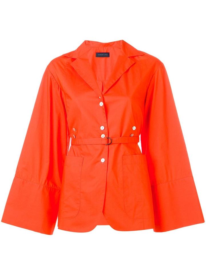 Eudon Choi Flared Blazer - Orange