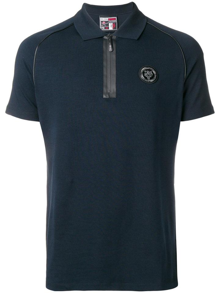 Plein Sport Simple Polo Shirt - Blue