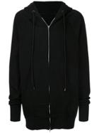 Julius Zipped Hooded Jacket - Black