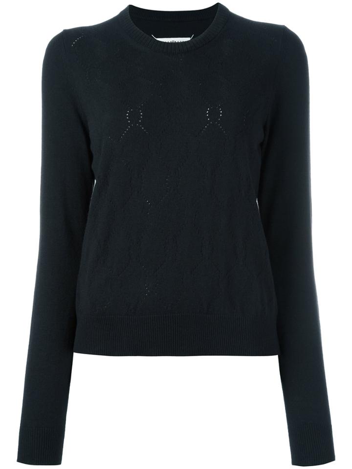 Maison Margiela Pointelle Jumper - Black