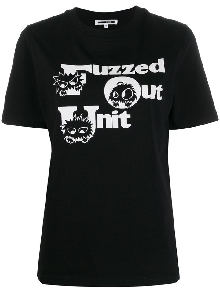 Mcq Alexander Mcqueen Zzled Out T-shirt - Black