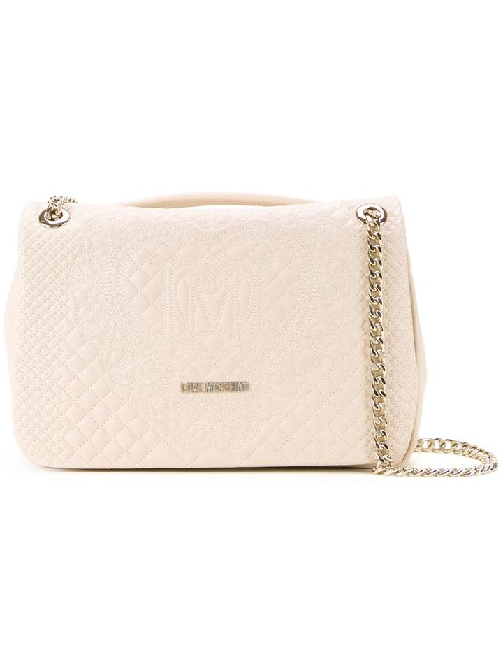 Love Moschino Chain Strap Shoulder Bag, Women's, White