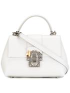 Dolce & Gabbana Lucia Tote, Women's, White, Calf Leather