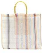 Bellerose Striped Mesh Shopper Tote - Neutrals