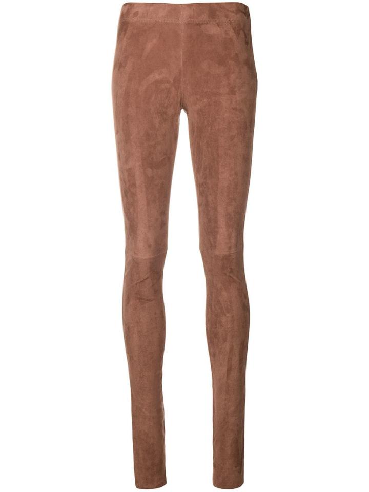 Joseph Skinny Trousers - Pink & Purple