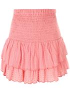 Isabel Marant Étoile - Yoni Skirt - Women - Cotton - 34, Pink/purple, Cotton