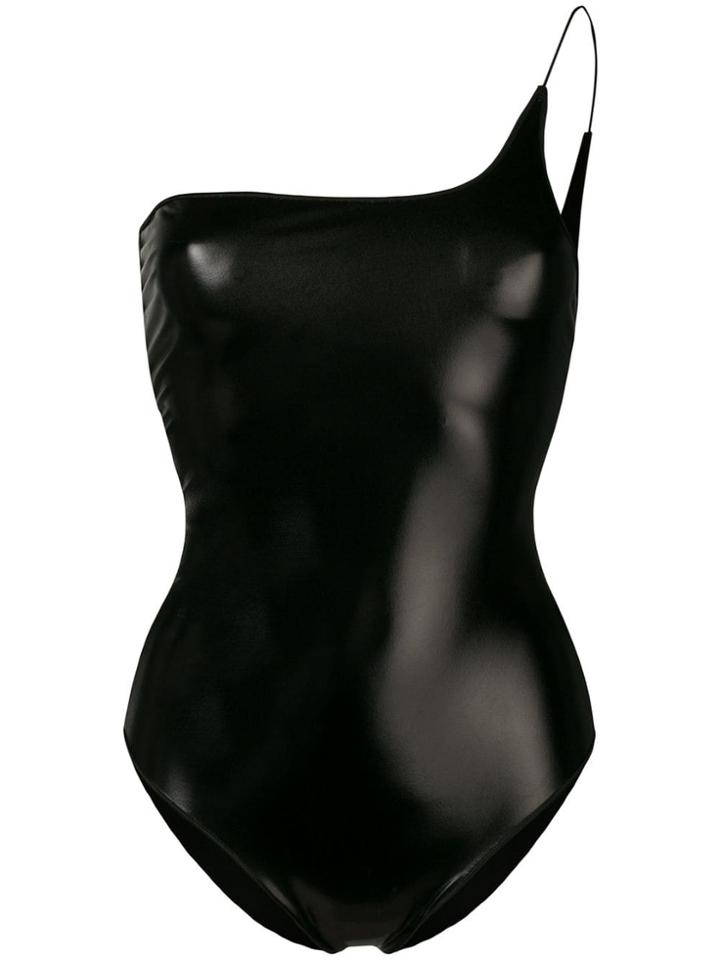 Oseree One-shoulder Swimsuit - Black