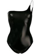 Oseree One-shoulder Swimsuit - Black