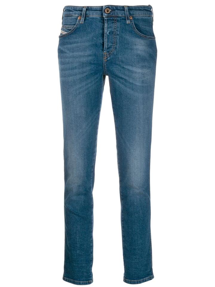 Diesel Slim Faded Jeans - Blue