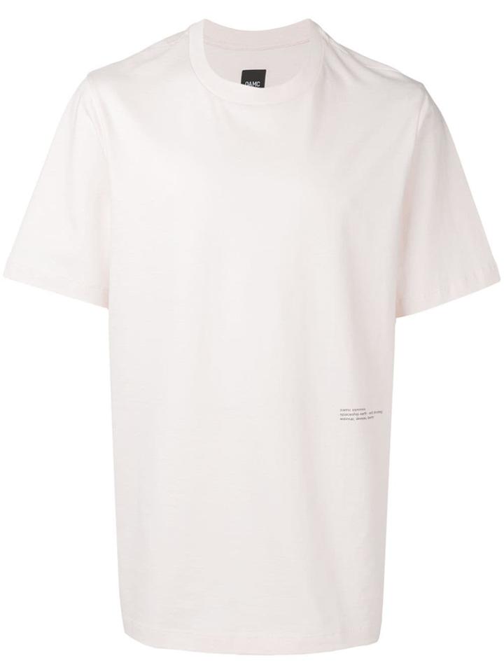 Oamc Slogan Short-sleeve T-shirt - Pink