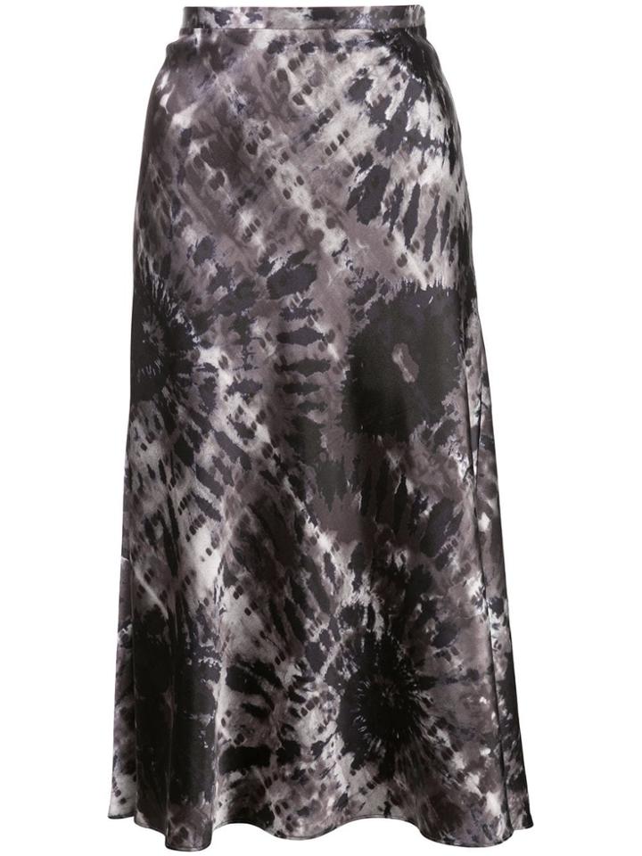 Callipygian Tie-dye Skirt - Grey