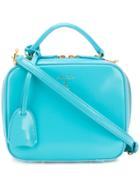 Mark Cross Brush Off Baby Laura Tote - Blue