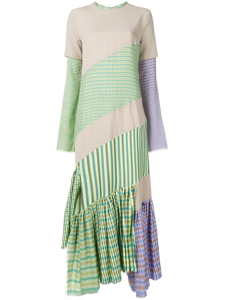 Loewe Fringe Dress - Nude & Neutrals