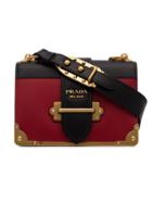 Prada Red Classic Cahier Shoulder Bag