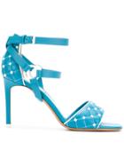 Valentino Garavani Quilted Sandals - Blue