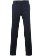 Calvin Klein Collection Cropped Trousers, Men's, Size: 46, Blue, Cotton