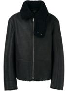 Yeezy Season 3 Flight Jacket, Adult Unisex, Size: Large, Black, Lamb Skin