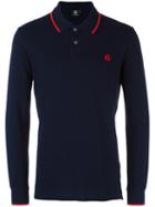 Ps By Paul Smith Longsleeved Polo Shirt, Men's, Size: Medium, Blue, Cotton