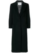 Ava Adore Long Single Breasted Coat - Black